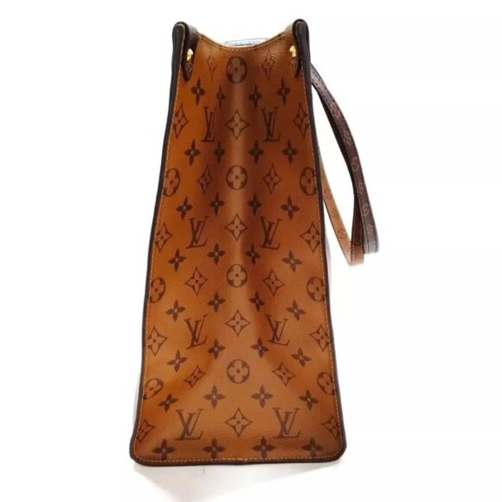 Louis Vuitton OntheGo GM Brown Monogram Giant Tote Bag 1845-052224